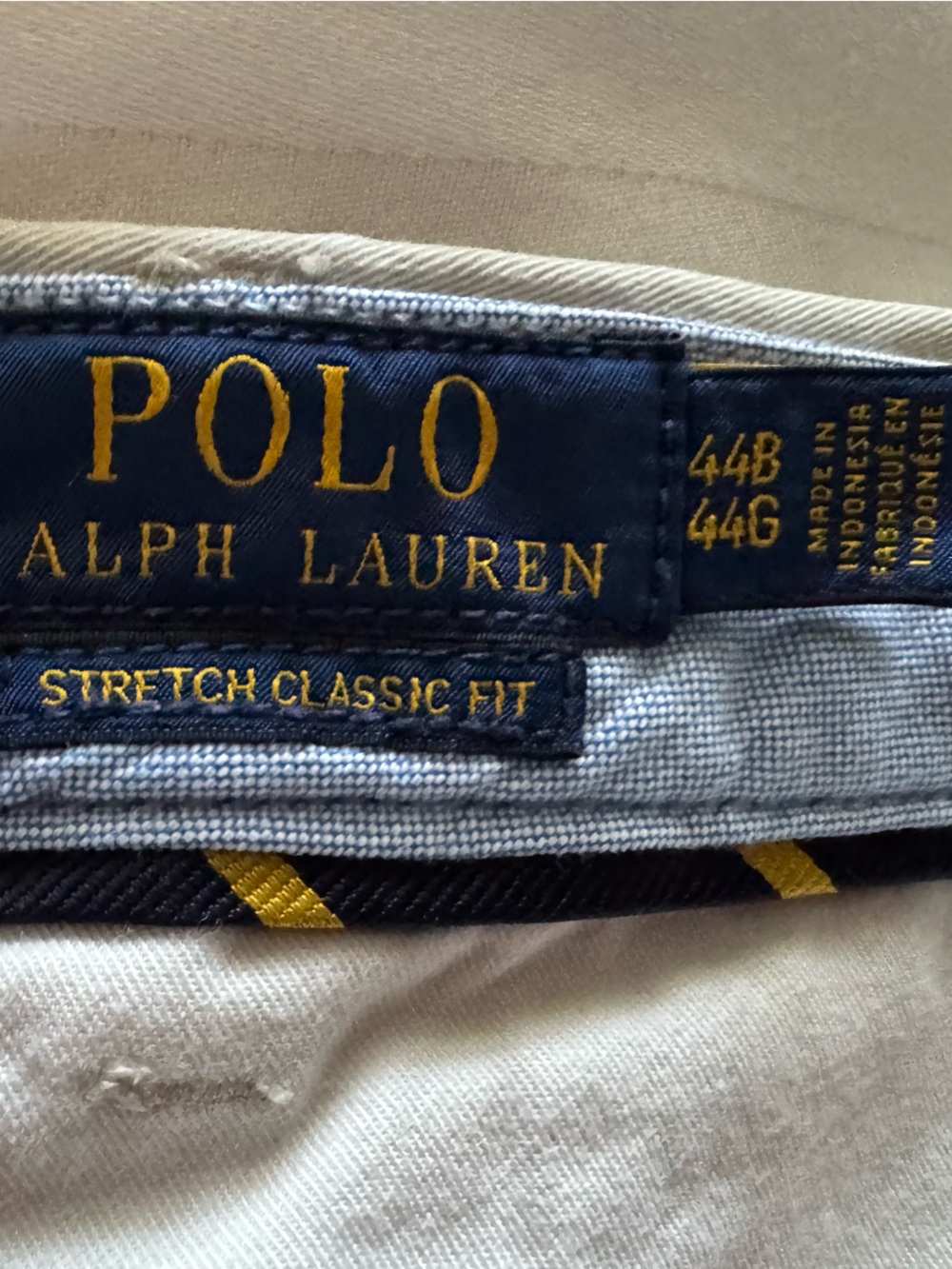 Polo Ralph Lauren Stretch Classic Fit Shorts - khaki 9 inch inseam 46B